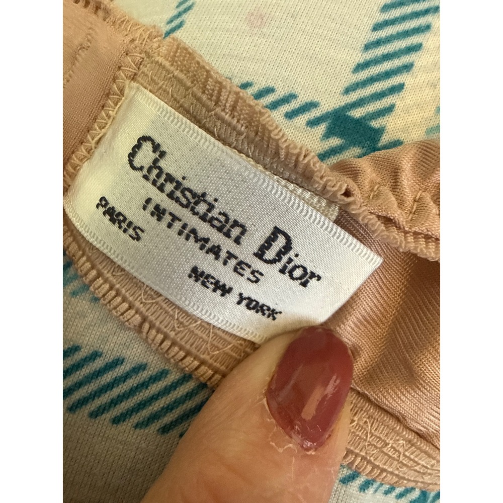 Lot of 4 Christian Dior Intimates Vintage Bras-4 Panties Lace Satin Nylon Small - Picture 4 of 6